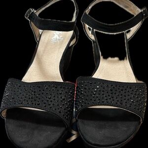 Me Me Black Wedge Sandals – EU 38
